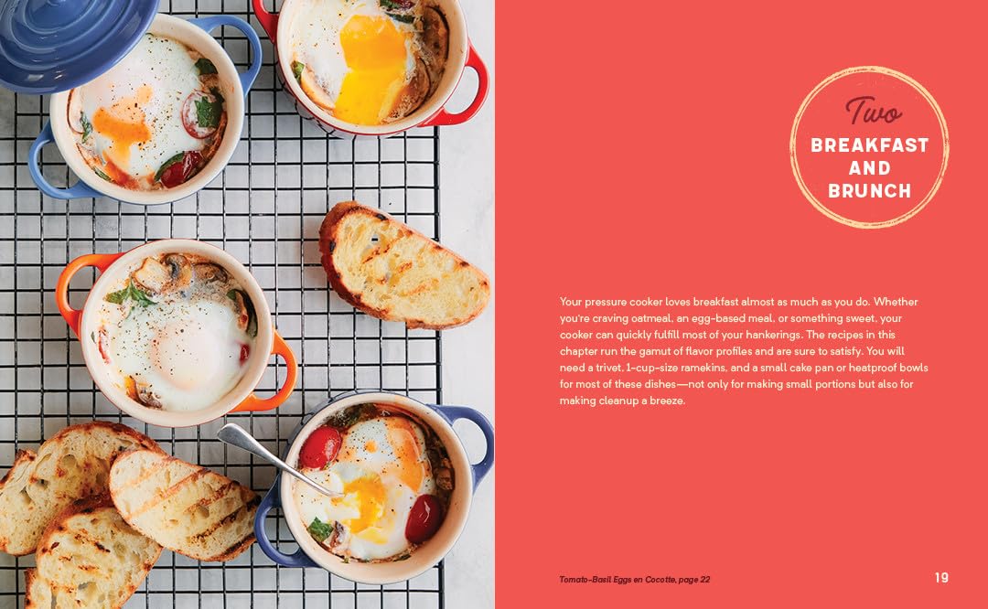 Electric Pressure Cooker Cookbook for Two: 125 Easy Perfectly-Portioned Recipes for Instant Pot & Multicooker | Quick Meals for Couples & Small Families