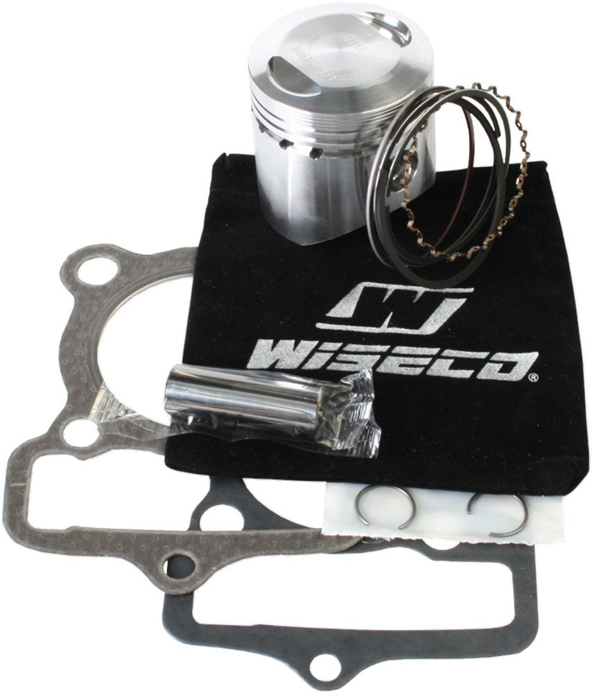 Wiseco PK1279 49.00mm 9.7:1 Compression Ratio Motorcycle Piston Kit with Top-End Gasket Set - High Performance Upgrade for Dirt Bikes, ATVs & Motorcycle Engines