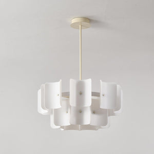 Elegant Fingerprint Chandelier - Modern Crystal Ceiling Light Fixture for Dining Room, Living Room & Bedroom | Energy Efficient LED Lighting for Home Decor