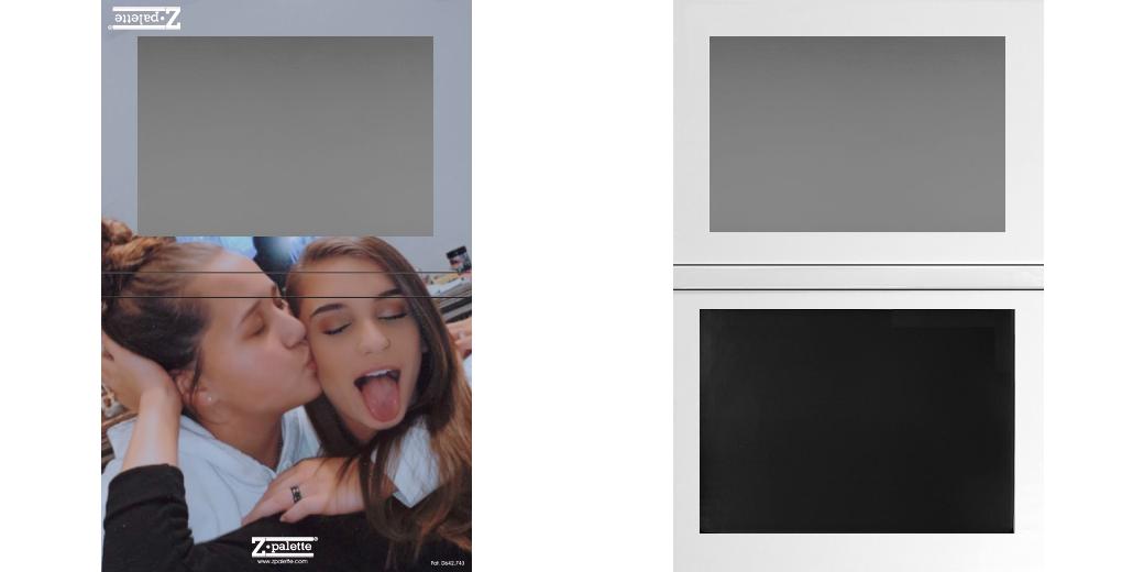 Custom Extra Large Z Palette - Magnetic Makeup Palette for Eyeshadows & Blush - Perfect for Professional Makeup Artists & Travel