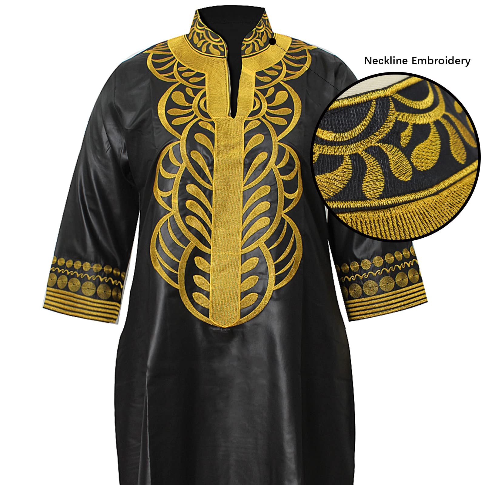Elegant African Dresses for Women & Plus Size African Dresses for Girls - Traditional African Wedding Party Attire Without Head Wraps | Perfect for Cultural Celebrations, Bridal Showers & Special Occasions