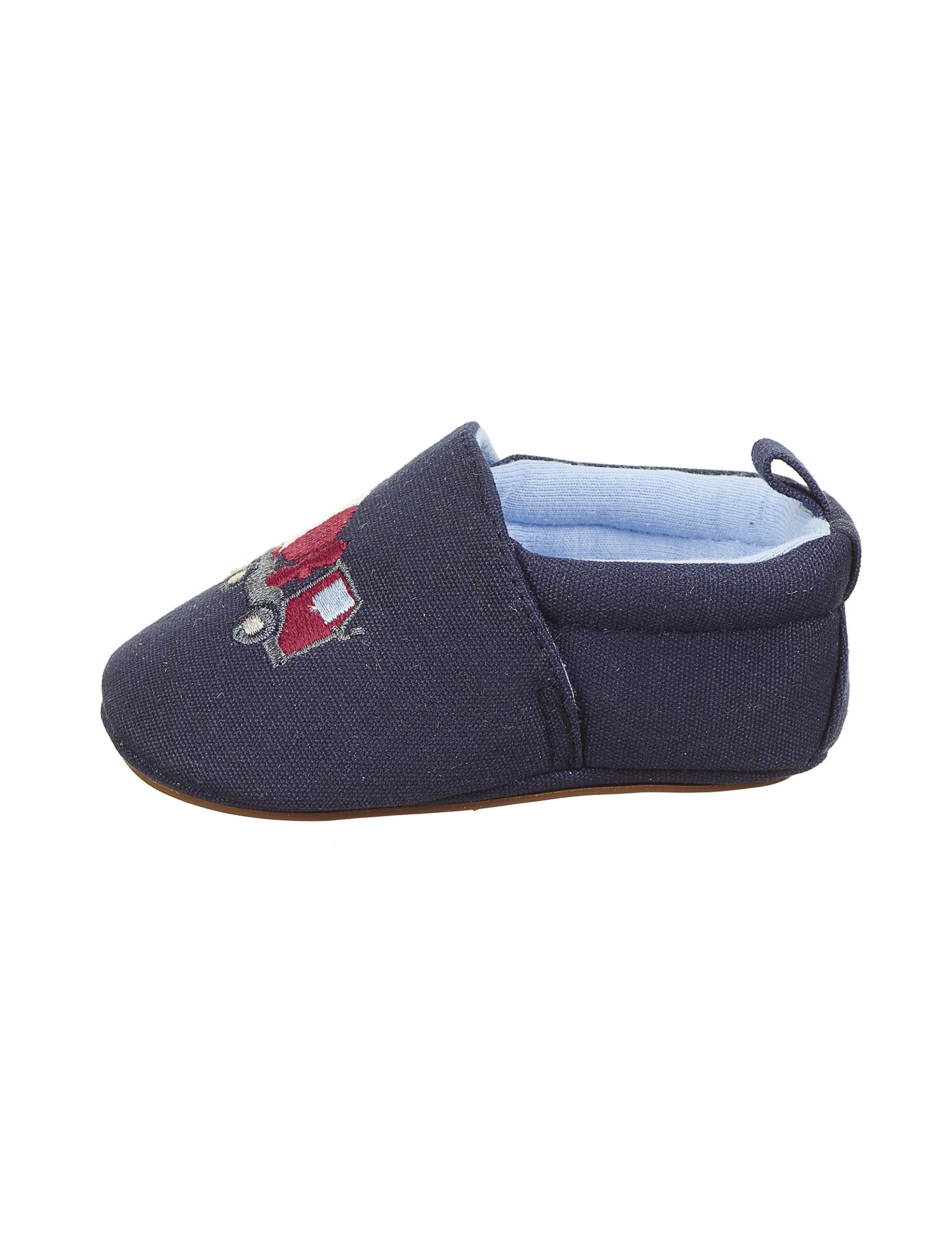 Soft Non-Slip Baby Boys Walking Slippers - Comfortable First Walkers Shoes for Toddlers 12-24 Months (Ideal for Indoor Play & Early Steps)