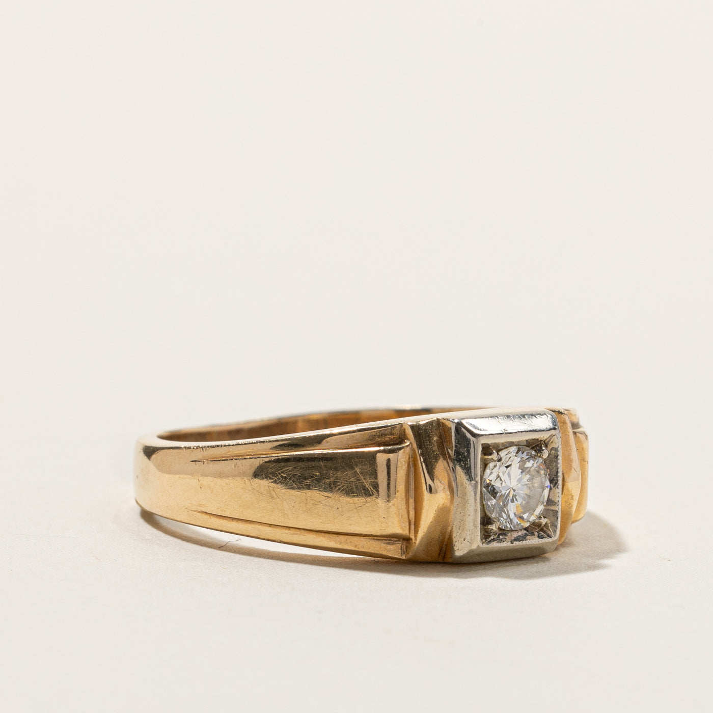 0.34ct Solitaire Diamond Ring for Women - Size 11.5 | Round Cut Engagement Wedding Band | Perfect for Proposals, Anniversaries & Special Occasions
