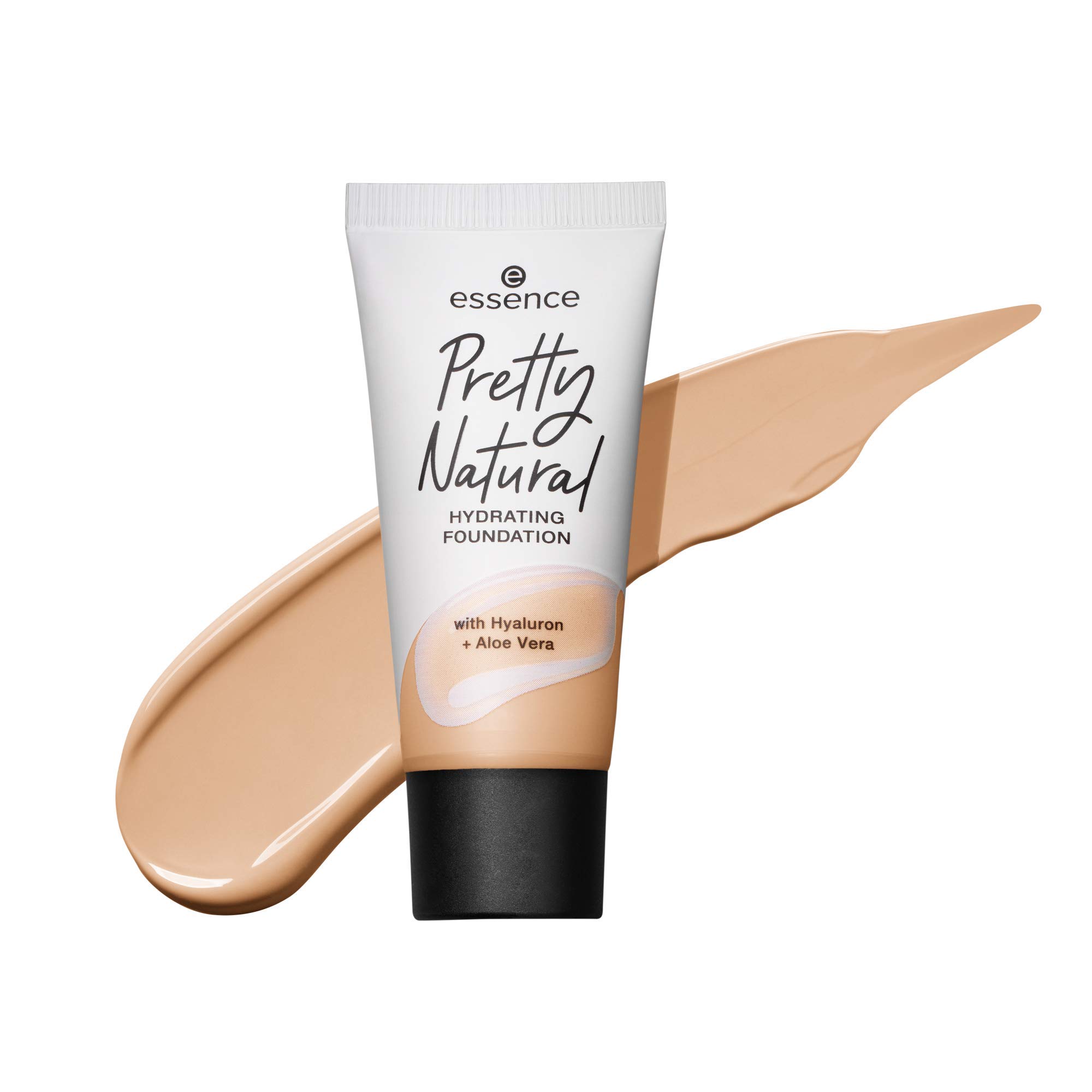 ESSENCE Pretty Natural Hydrating Makeup Base 010 Cool Porcelain 30ml - Flawless Daily Wear