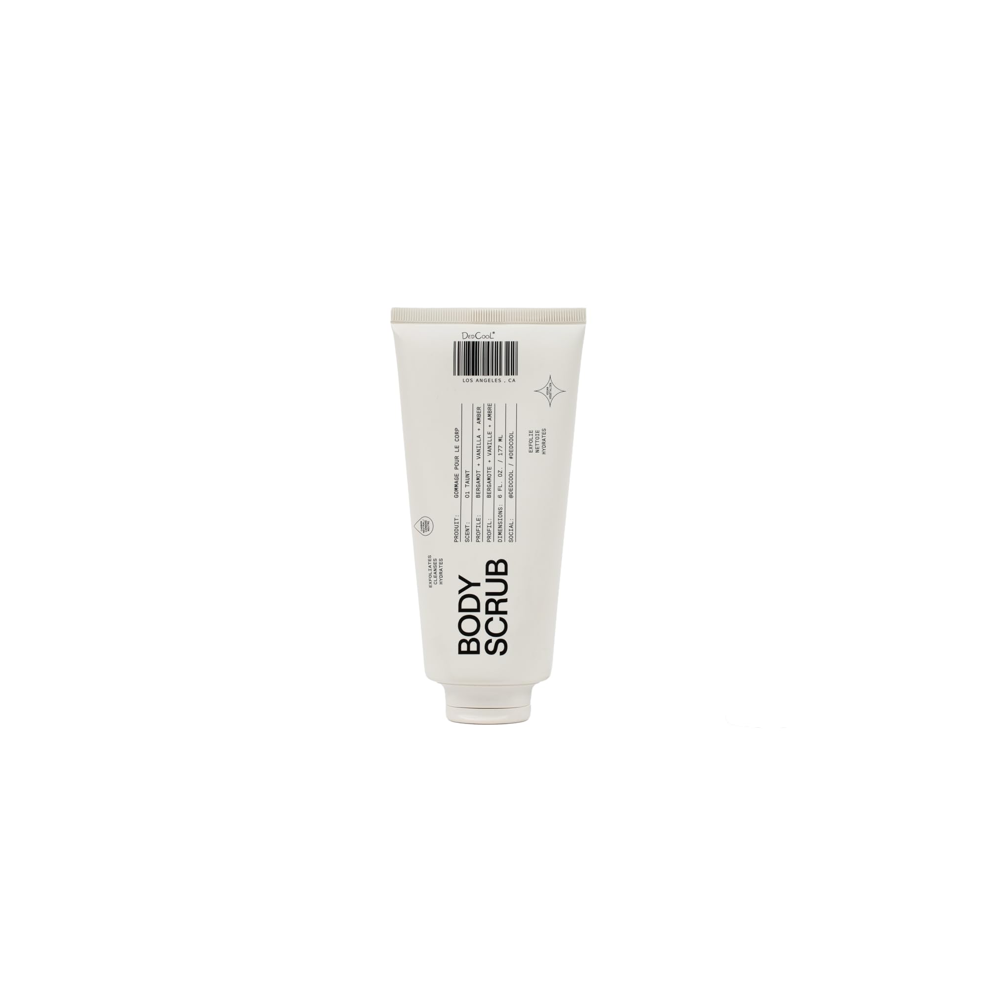 Dedcool Taunt Body Scrub - Gentle Exfoliating Scrub with Rice Powder, Kakadu Plum & Coconut Oil for Smooth Skin | Perfect for Spa Day & Self-Care Routine