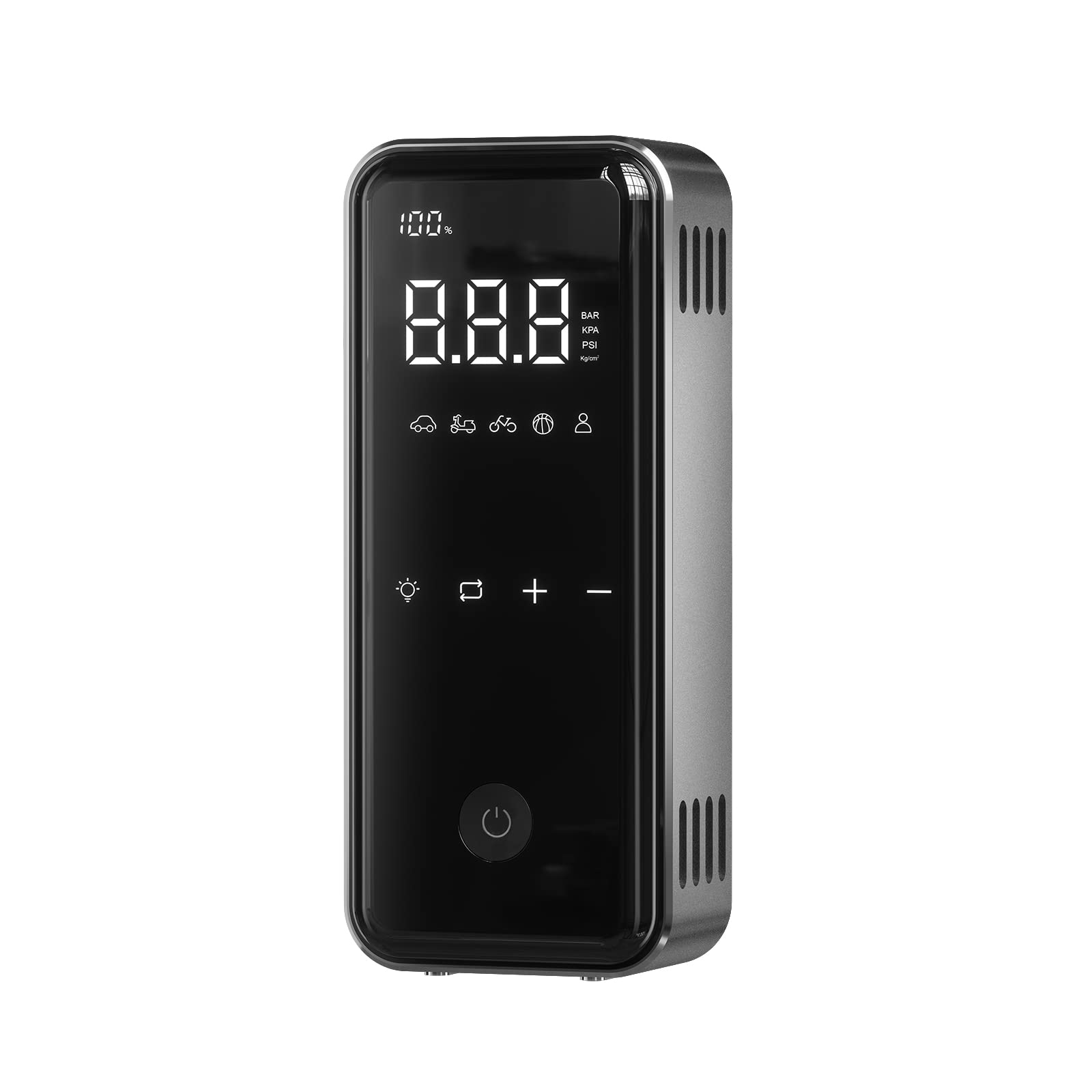 Portable Tire Inflator & Air Compressor - 15000mAh Cordless Electric Air Pump for Car Tires, 45W Fast Charging (3X Faster), 2X Inflation Speed - Perfect for Road Trips, Emergency Tire Inflation & Vehicle Maintenance
