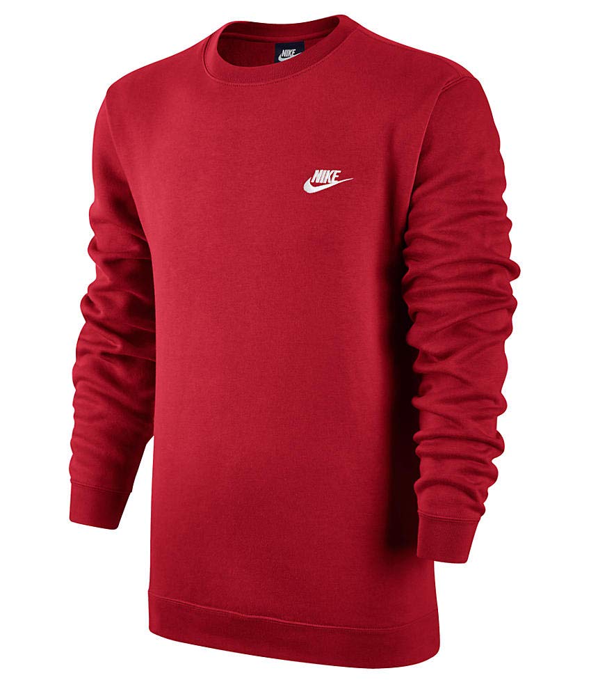 Nike Men's Crew Neck Sweatshirt - Comfortable Casual Pullover for Workout, Gym & Everyday Wear