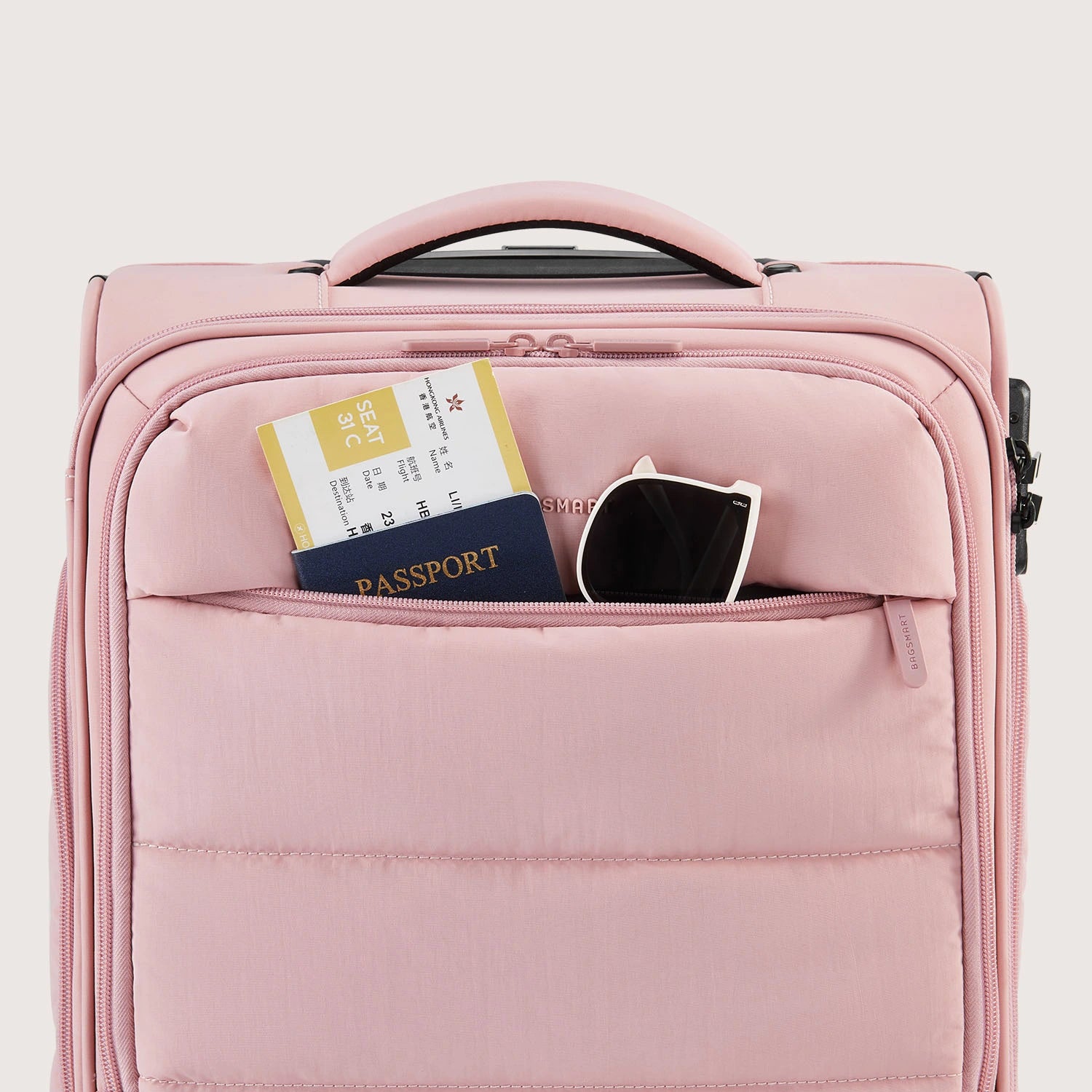 Bagsmart 16-Inch Personal Item Carry-On Luggage - Perfect for Air Travel, Weekend Getaways & Business Trips