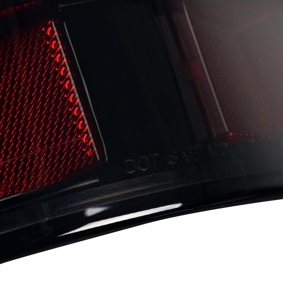2007-2012 Pickup Truck LED Tail Lights - Glossy Black Smoke Lens - High Visibility Brake Lamps - Perfect for Night Driving & Off-Road Adventures