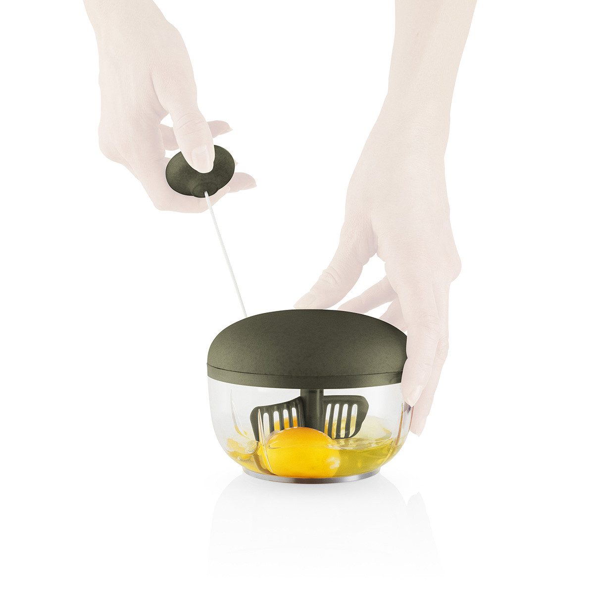 EVA SOLO Green Tool Mini Chopper - Compact Vegetable & Herb Cutter for Kitchen, Salad Prep, and Small Food Chopping - Perfect for Dicing Onions, Garlic, Nuts, and More (Green)