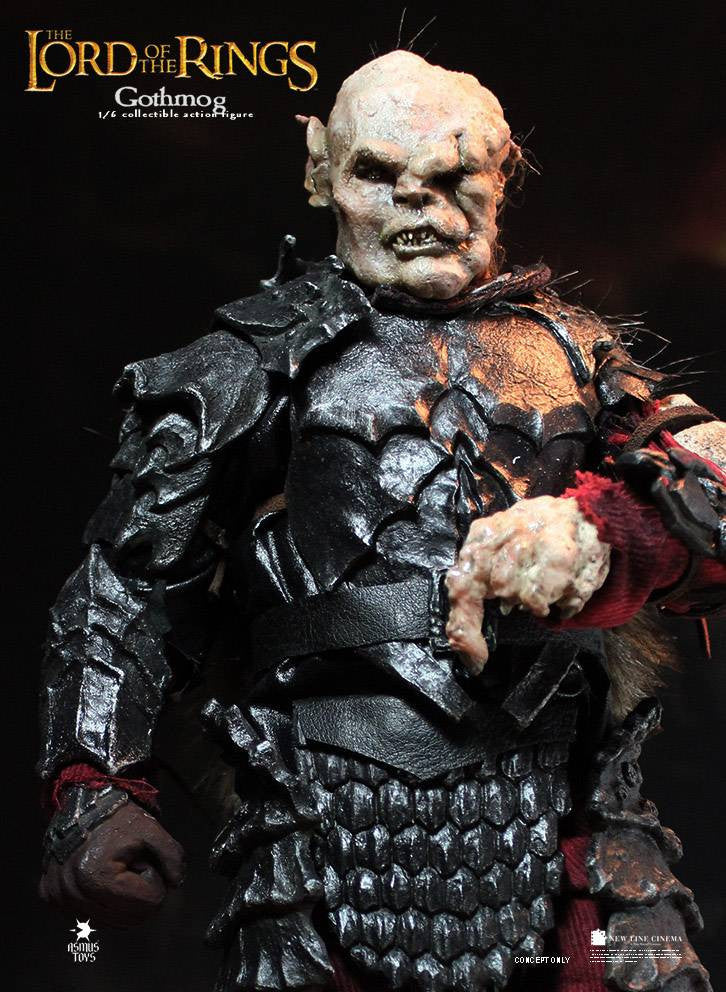 Asmus Toys 1/6 Scale LOTR002 Gothmog Action Figure - Lord of the Rings Middle Earth Villain Collectible for Display & Fantasy Fans