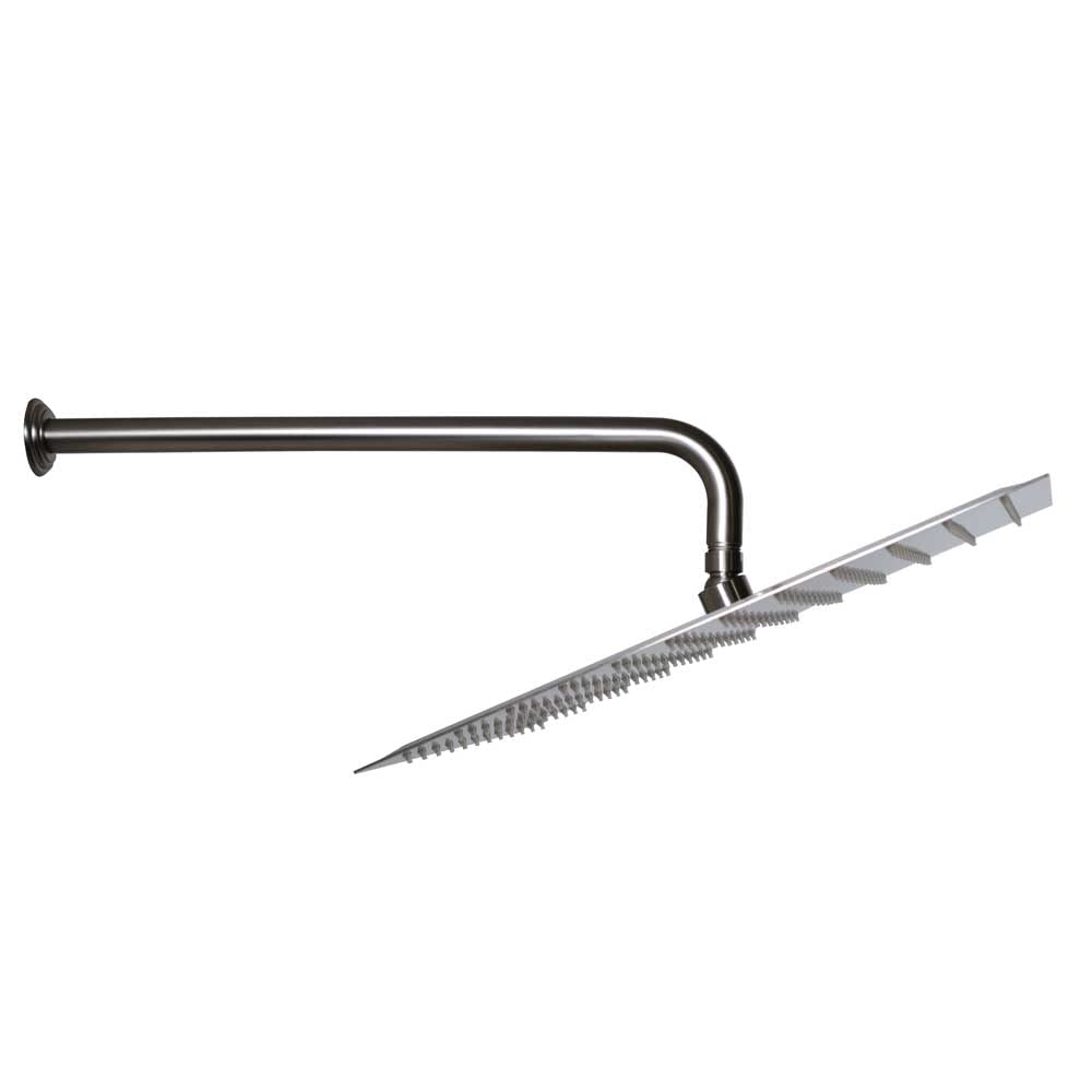 Westbrass SHS1616-07 16 Inch Square High Pressure Rainfall Shower Head in Satin Nickel Finish - Perfect for Spa-Like Bathroom Experience & Modern Home Upgrade