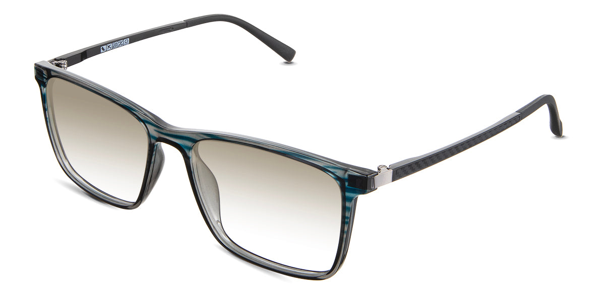Hugo Men's Prescription Tinted Glasses - Stylish Blue Light Blocking Eyewear for Work, Gaming & Outdoor Activities