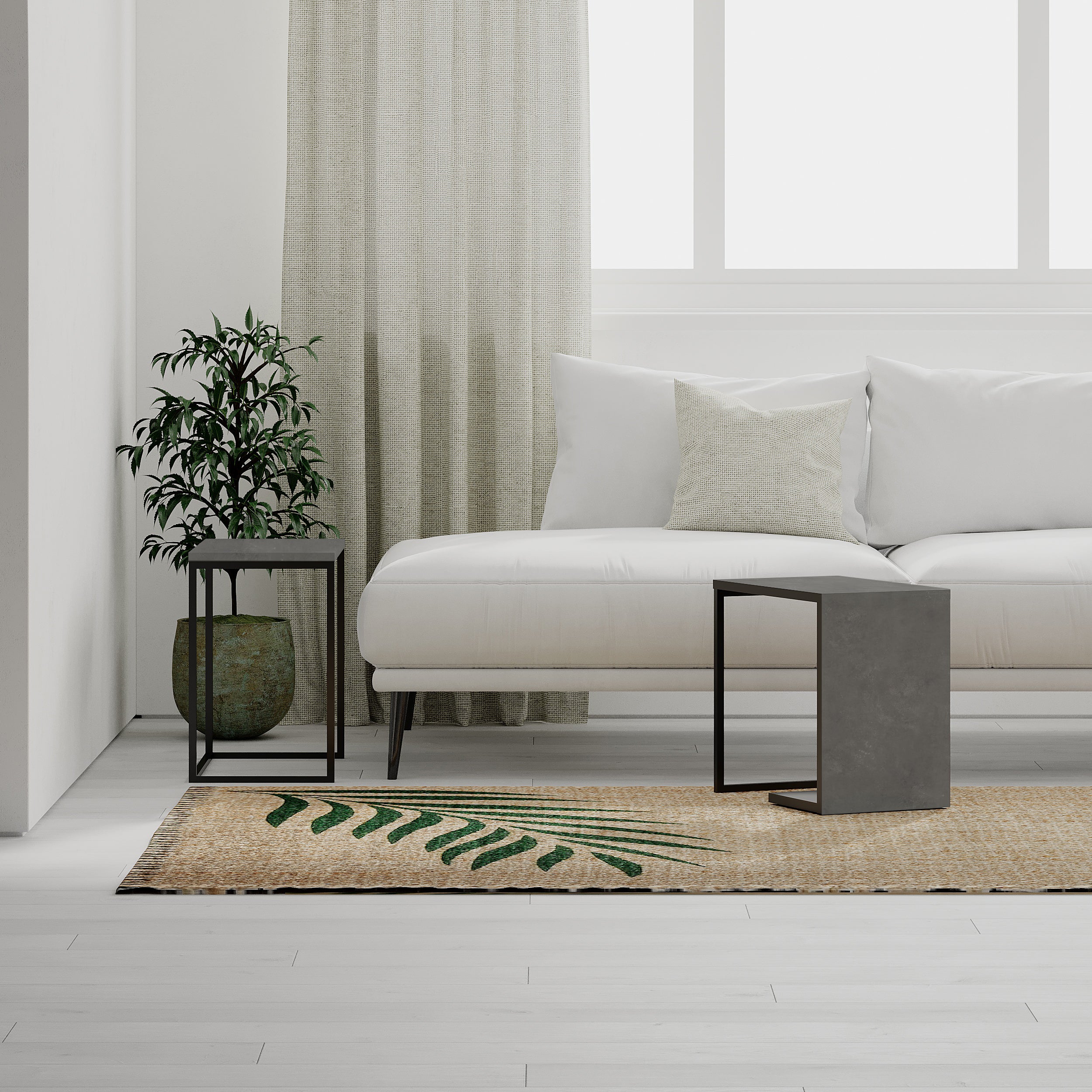 Modern Lyon Coffee Table - Mid-Century Style Living Room Furniture for Small Spaces - Perfect for Home, Office & Lounge Decor
