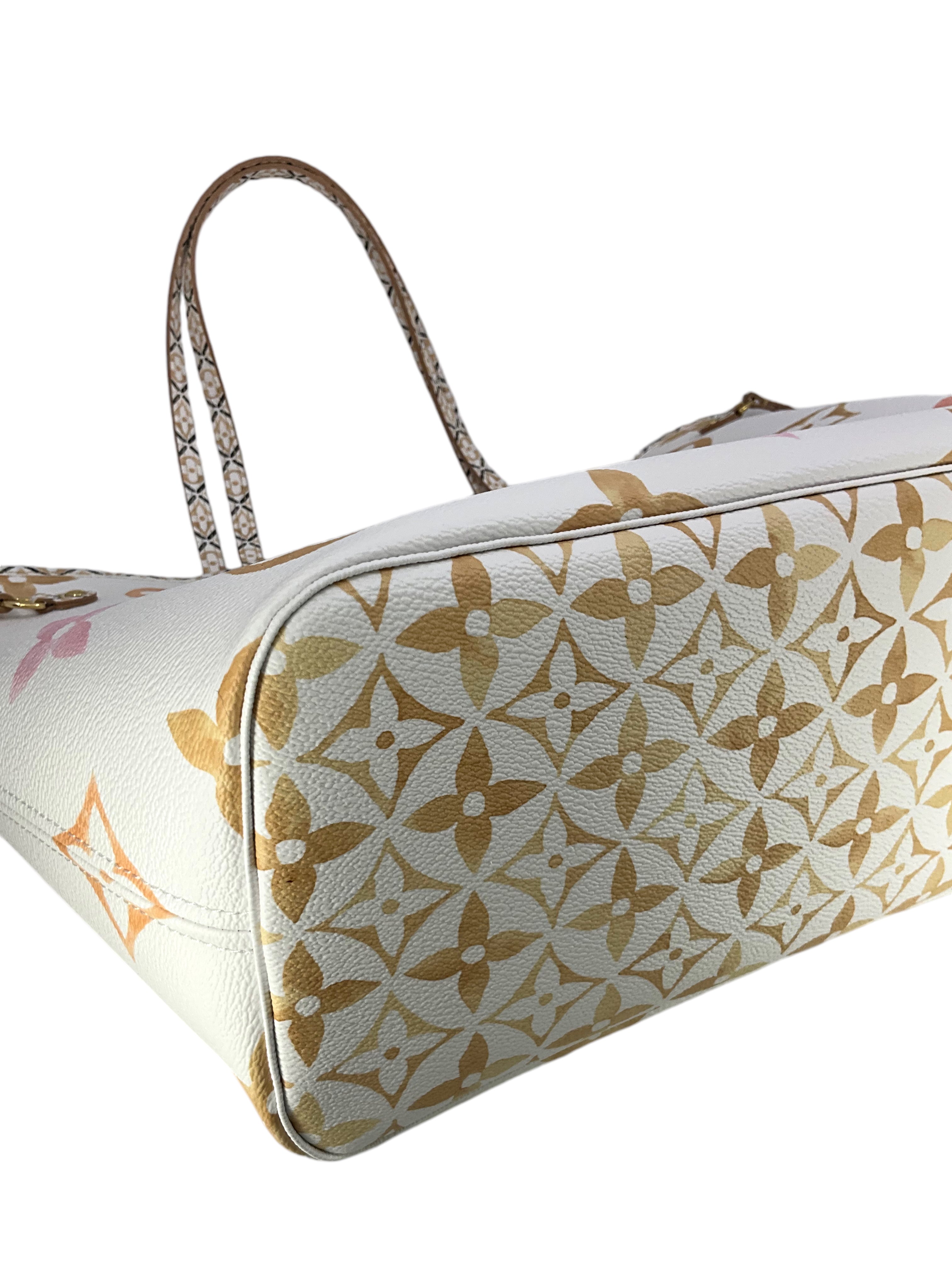 Authentic LOUIS VUITTON Monogram Giant By The Pool 2.0 Neverfull MM Tote Bag with Pochette - Luxury Designer Beach Tote for Women, Perfect for Poolside, Vacation & Summer Travel Accessories