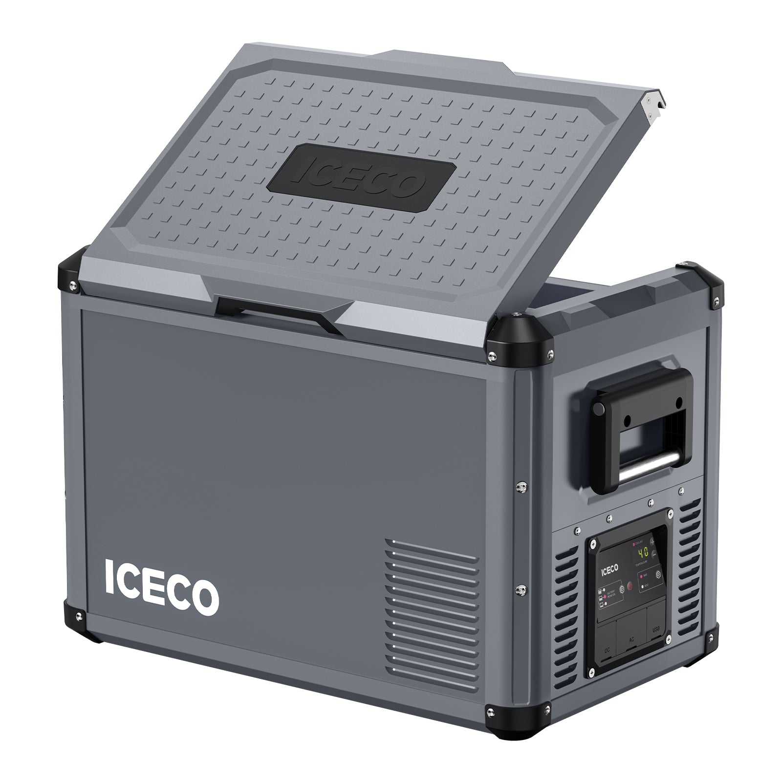 ICECO VL45ProS 47.5QT 45L Single Zone Portable Fridge Freezer - Compact Car Refrigerator for Camping, Road Trips & Outdoor Adventures