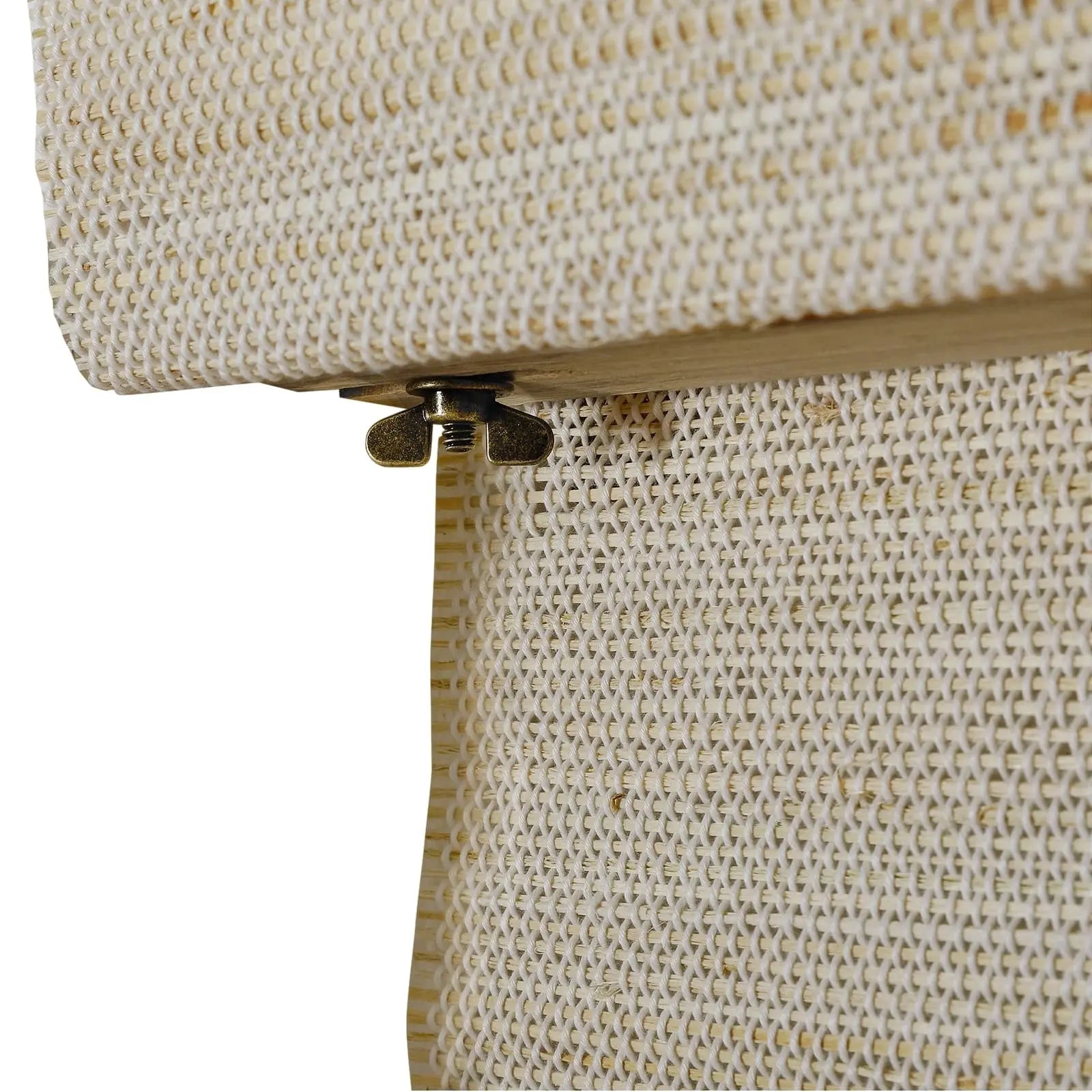Natural Ramie Bamboo Woven Window Shade - Eco-Friendly White Wall Decor for Living Room & Bedroom