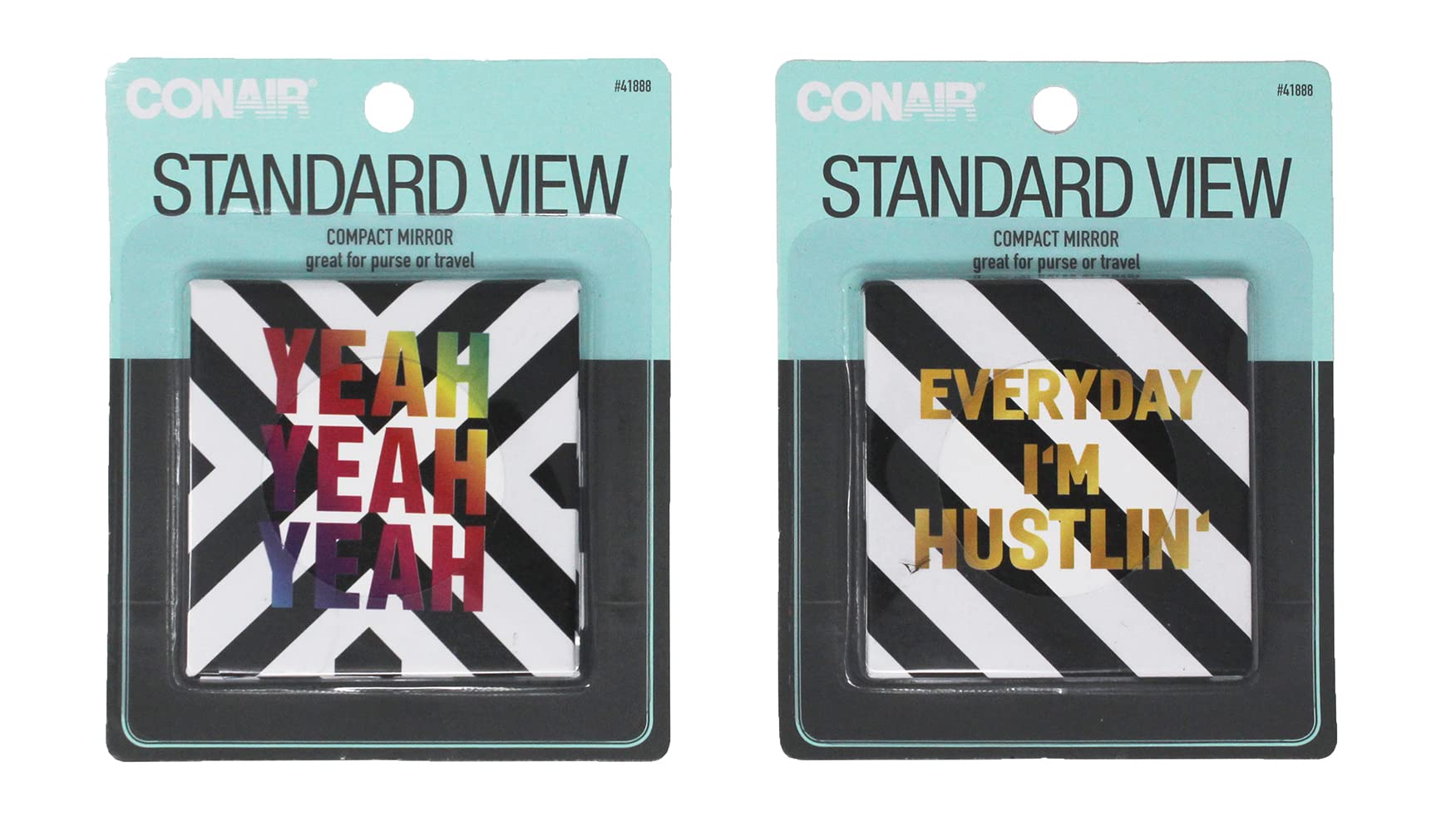 Portable Compact Paper Mirror - 1X Magnification, Lightweight & Travel-Friendly for Makeup, Grooming & On-the-Go Touch Ups
