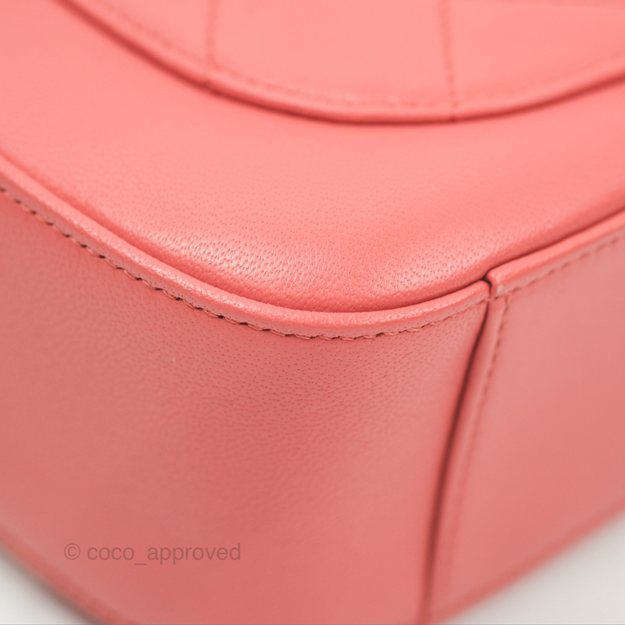 Chanel Pink Goatskin Camera Bag with Aged Gold Chain Strap - Luxury Crossbody Bag for Women, Perfect for Parties & Date Nights
