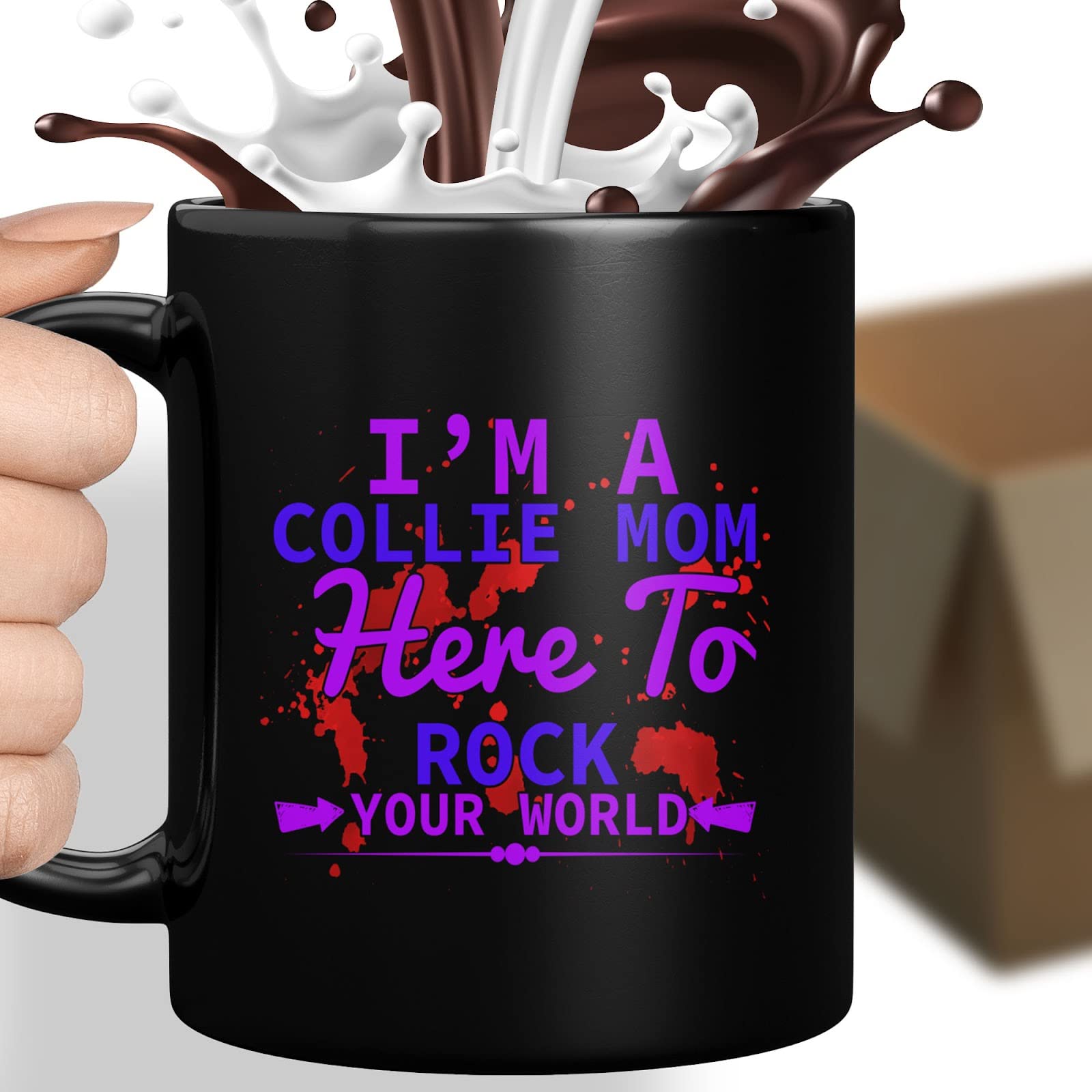 Collie Lover Gift - Funny Dog Quote Coffee Mug for Pet Parents - 11oz Ceramic Cup for Tea & Coffee - Perfect Gift for Dog Owners, Best Friend Gifts, Housewarming Present - Ideal for Home, Office & Gifts