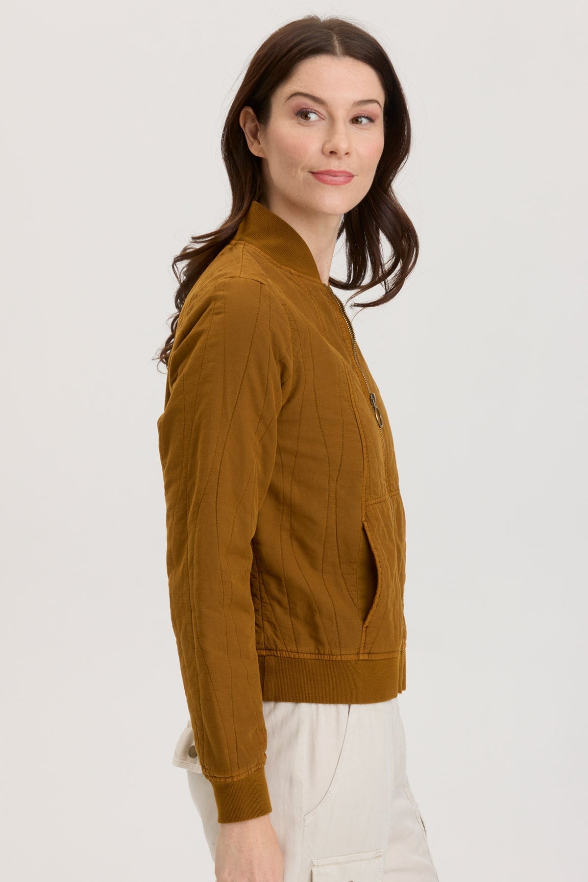 Hurston Quilted Bomber Jacket for Men - Lightweight Warm Winter Coat with Stylish Design | Perfect for Casual Outings, Travel & Outdoor Activities