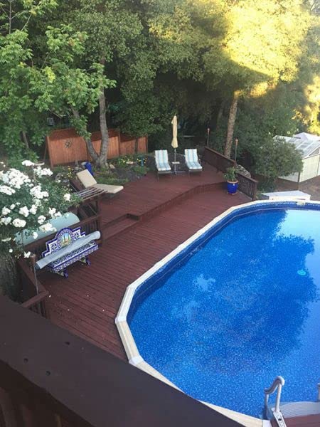 Armstrong Clark Premium Deck & Wood Stain - 1 Gallon, Oxford Brown Semi-Solid - Protect & Beautify Outdoor Decks, Fences & Wood Furniture