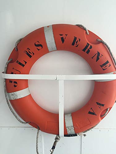 Jules Verne Orange Buoy 20x30 Inch Laminated Poster - Vibrant Colors & High-Quality Print - Perfect for Home, Office, or Classroom Decor - Wall Art for Living Room, Bedroom & Study Spaces