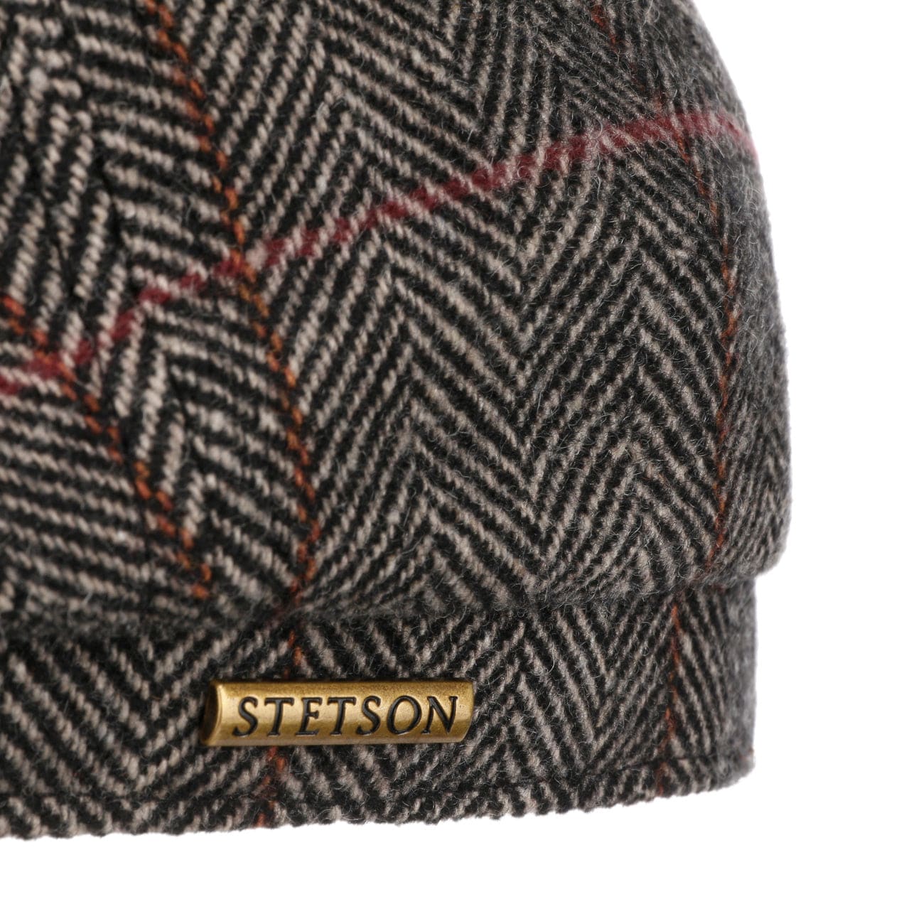 Stetson Hatteras Gallanger Wool Flat Cap for Men - Classic Winter Hat for Outdoor Activities, Travel & Casual Wear