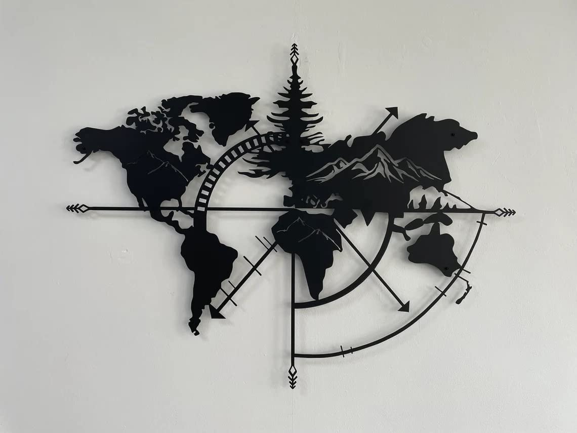 DEKADRON Metal Wall Art - Tree of Life Family Tree Decor - 47