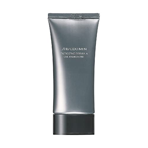 Shiseido Men Energizing Moisturizing Gel for Face & Skin Care - 2.7 oz | Hydrating Anti-Aging Formula for Men | Daily Skincare Routine & Post-Shave Relief