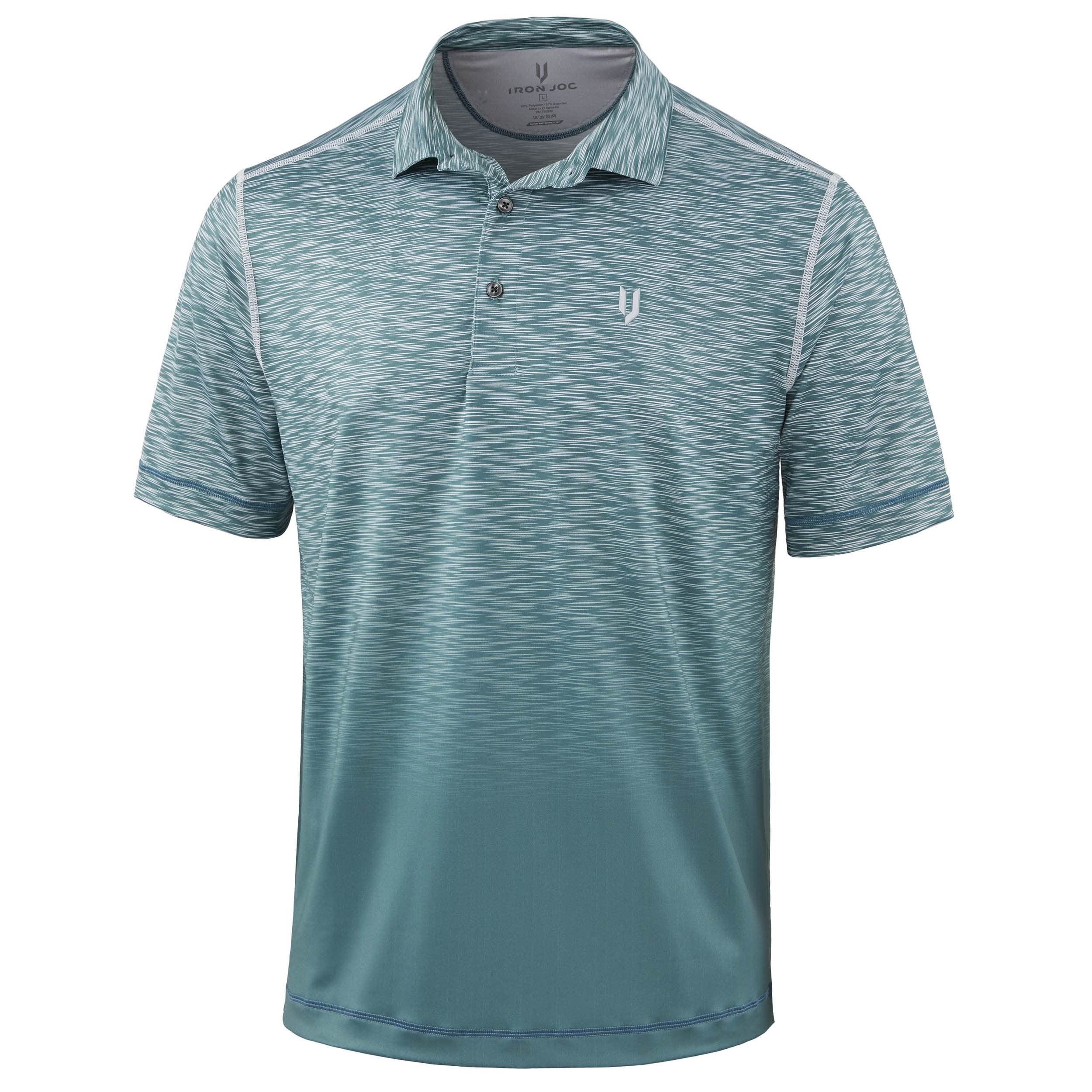 Iron Joc Performance Men's Polo Shirt - Moisture Wicking, Breathable Golf & Casual Shirt for Men - Perfect for Golf, Tennis, Office & Outdoor Activities