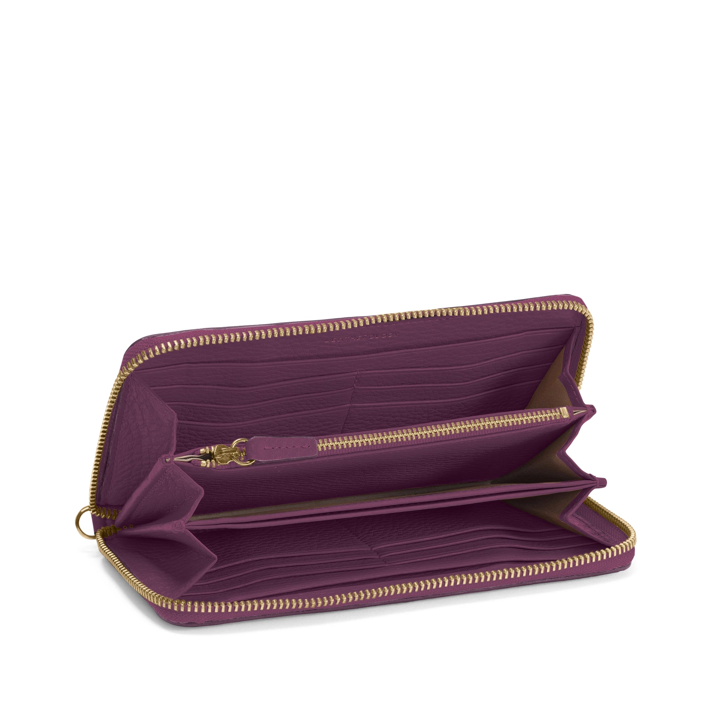 Klyde Continental Genuine Leather Wallet for Men - Deep Plum Color - Slim RFID Blocking Bifold Wallet for Everyday Use & Travel