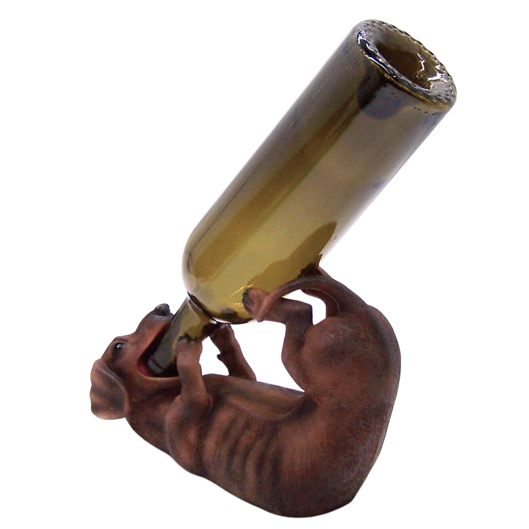 Dachshund Wine Bottle Holder - 10 Inch Unique Dog-Themed Home Bar Decor & Kitchen Wine Organizer | Perfect for Wine Lovers & Pet Owners - Great for Parties, Gifts & Kitchen Decor