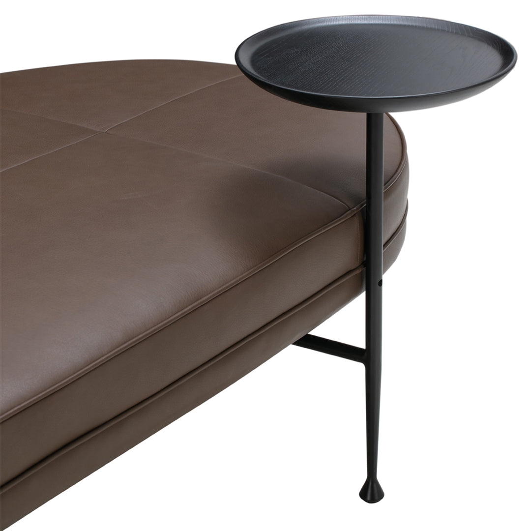 365 North Canoe Daybed - Modern Outdoor Patio Lounger with Cushion, Waterproof Wicker Furniture for Poolside, Garden, Backyard Relaxation