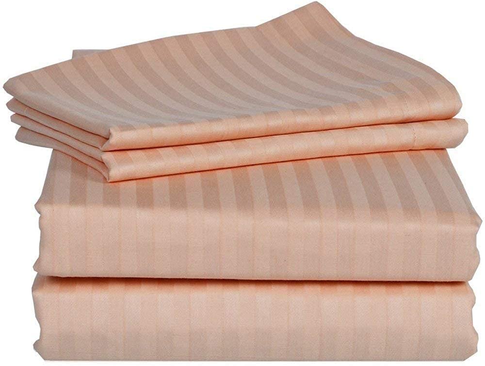 Premium 1500 Thread Count Pima Cotton 4-Piece Sheet Set - Queen Size, Deep Pocket (21-24
