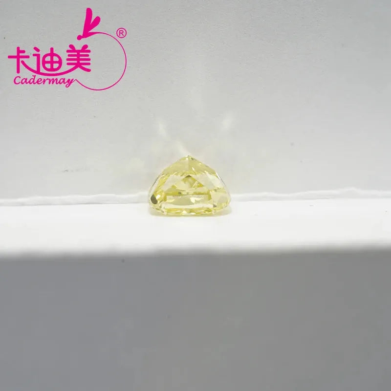1.017 CT Cushion Cut Fancy Yellow VS1 HTHP Lab Grown Loose Diamond for Jewelry Making - Engagement Rings, Necklaces & Custom Designs