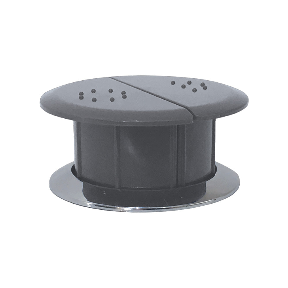 Fienza 890200G Raised Care Flush Buttons in Grey - ADA Compliant Bathroom Accessories for Elderly & Disabled - Ideal for Home, Hospital & Public Restrooms