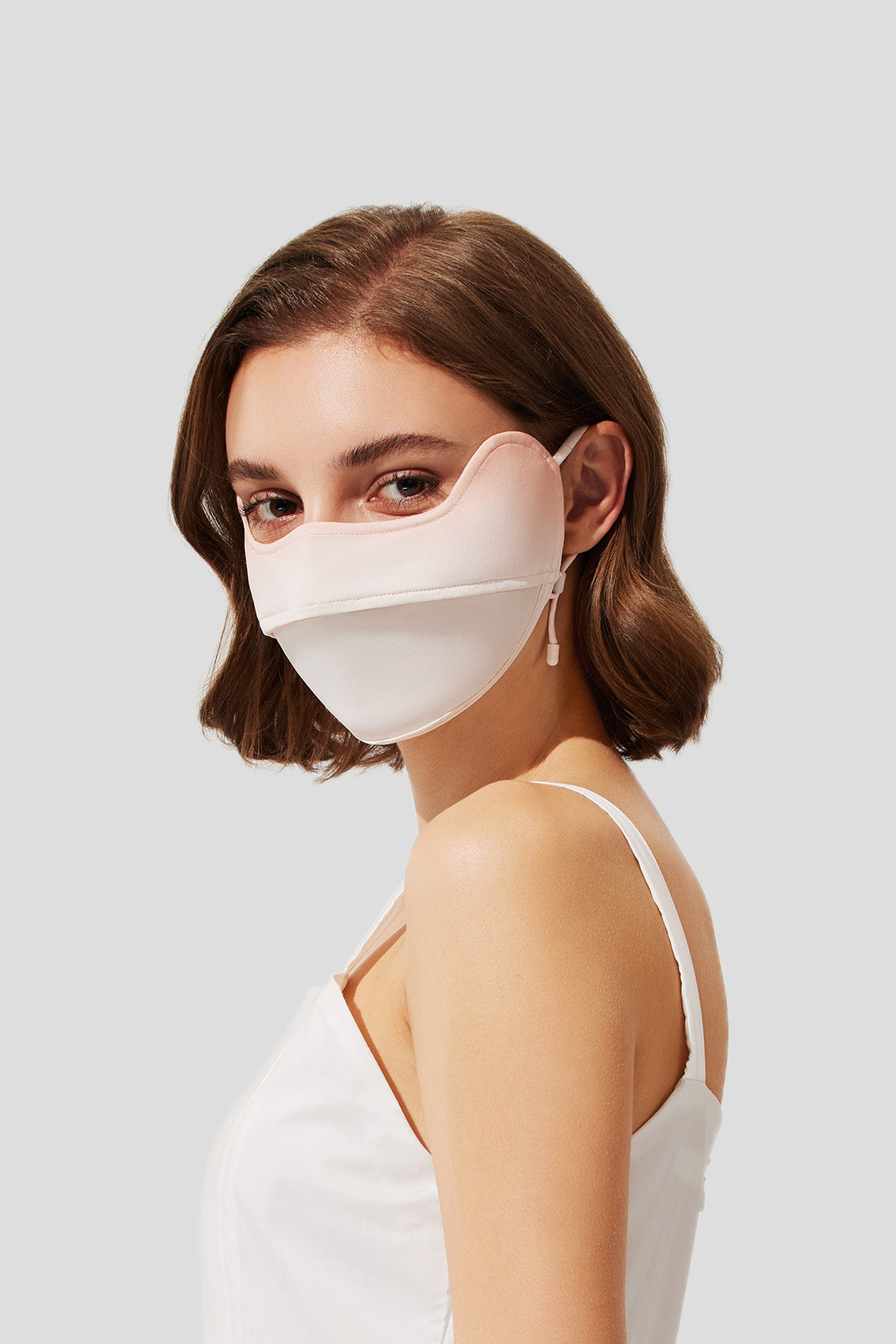 UPF50+ Cooling Face Mask for Women - UV Protection & Breathable Design - Perfect for Outdoor Sports, Running, and Summer Activities
