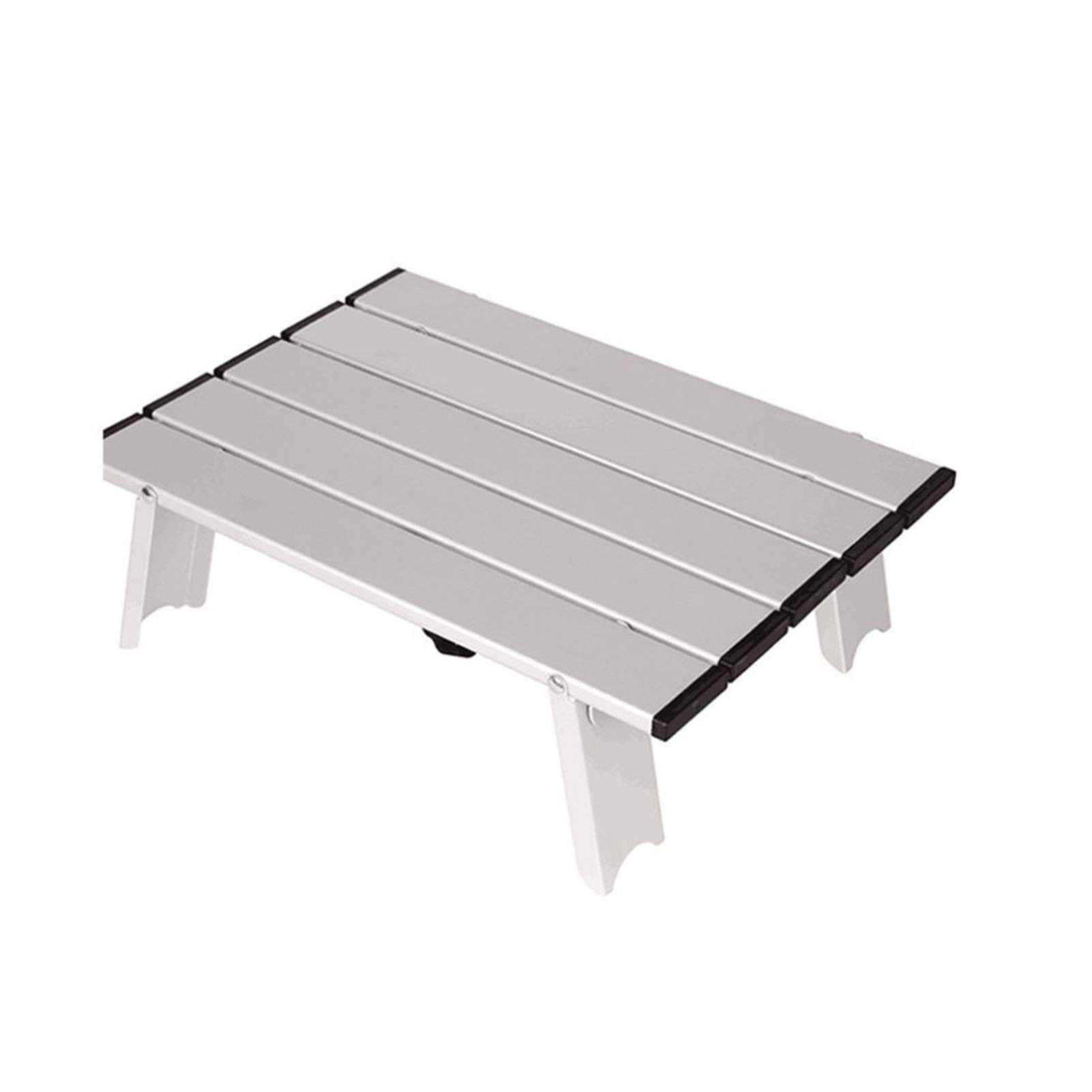 Portable Folding Table - Lightweight Aluminum Alloy Camping Desk for Hiking, Travel, Outdoor Picnic & Home Office (Blue/Gray/Pink/Black) | Compact & Durable for Camping Trips, Beach Days & Small Space Living