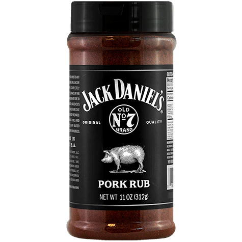 Jack Daniel's BBQ Pork Rub - Premium Seasoning for Grilling, Smoking & Slow Cooking - Perfect for Ribs, Pulled Pork & Meat Marinades