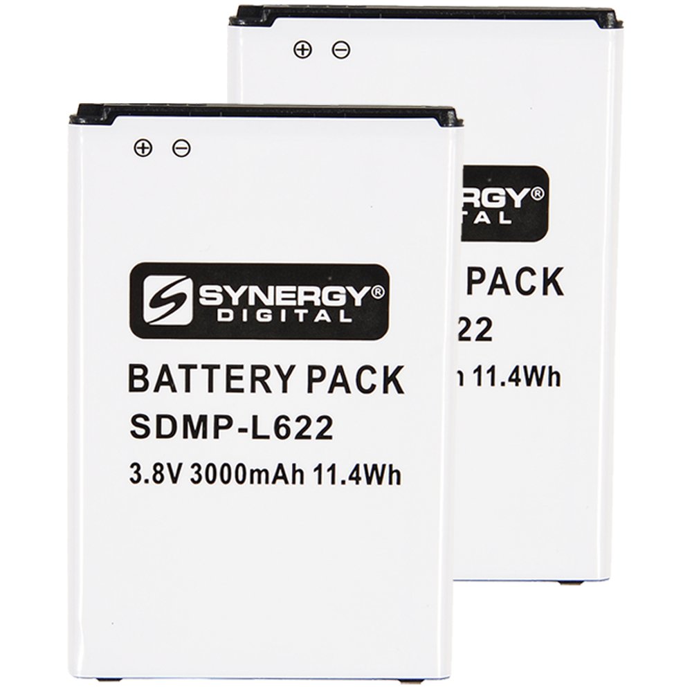 LG D850 Cell Phone Battery Combo Pack - 2 x SDMP-L622 Replacement Batteries for LG Phones | Long-Lasting Power for Work, Travel & Emergency Backup