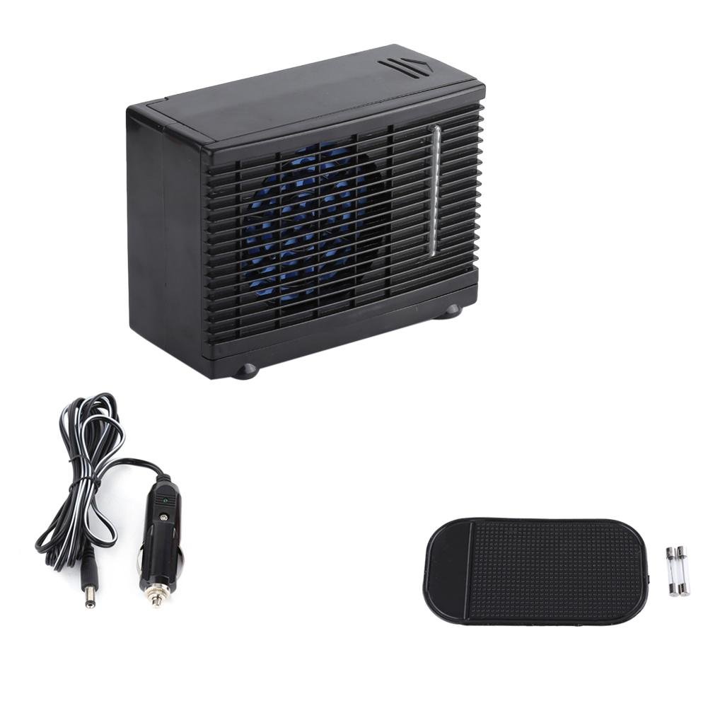 12V Portable Mini Air Cooler - Evaporative Water Cooling Fan for Car, Truck & Home - Stay Cool While Driving, Camping or Working