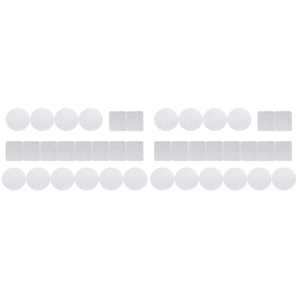 Beaupretty 80 Pcs Empty Cosmetic Containers with Adhesive Stickers - Refillable Makeup Palette for Eyeshadow, Blush & Lipstick | DIY Beauty Organizer for Home & Professional Makeup Artists