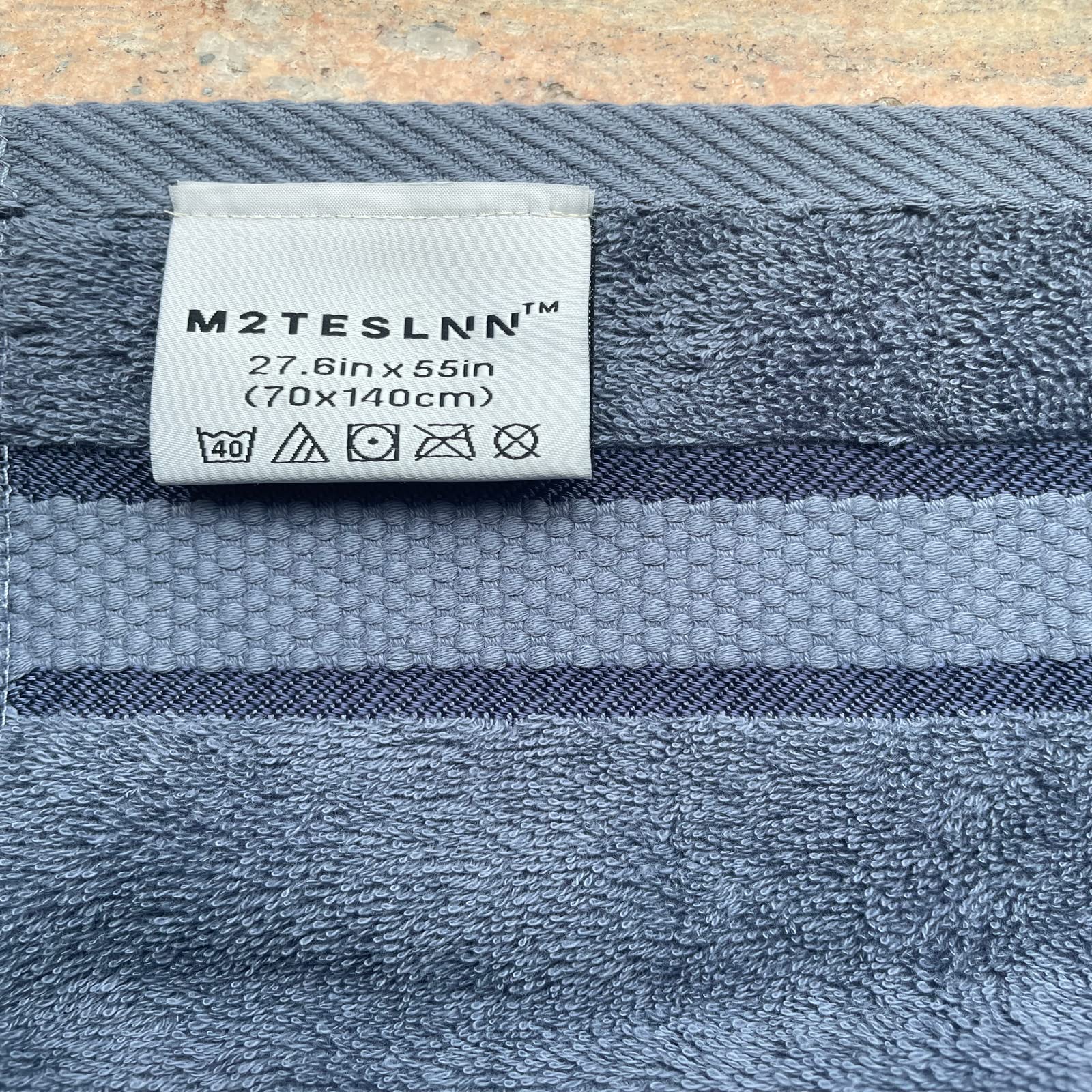 Premium 100% Cotton Bath Towel Set - 6 Piece Luxury Hotel Quality (2 Bath Towels, 2 Hand Towels, 2 Washcloths) - 600GSM Ultra Soft & Highly Absorbent - No Shedding - White - Perfect for Spa, Bathroom & Guest Use