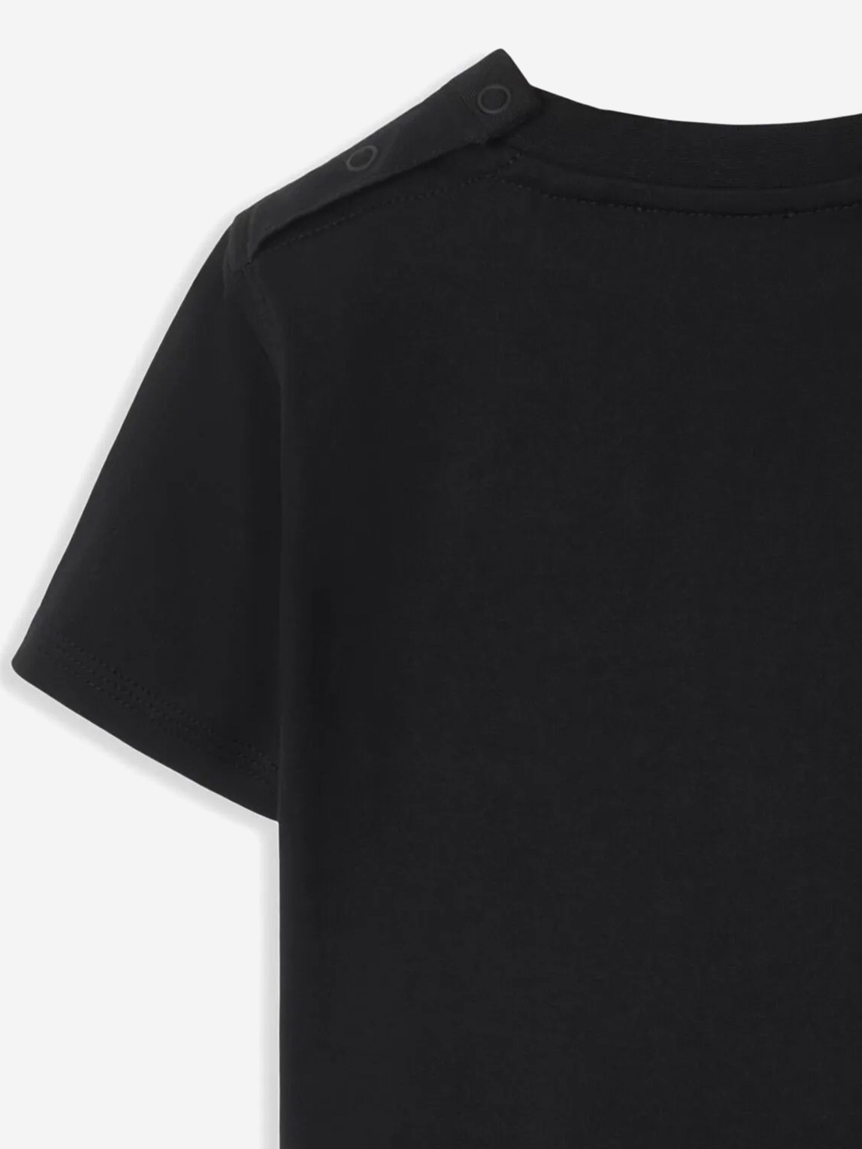 Baby Boys Mini Cedar Black T-Shirt - Soft Cotton Tee for Toddlers & Infants | Playtime, Outings & Casual Wear