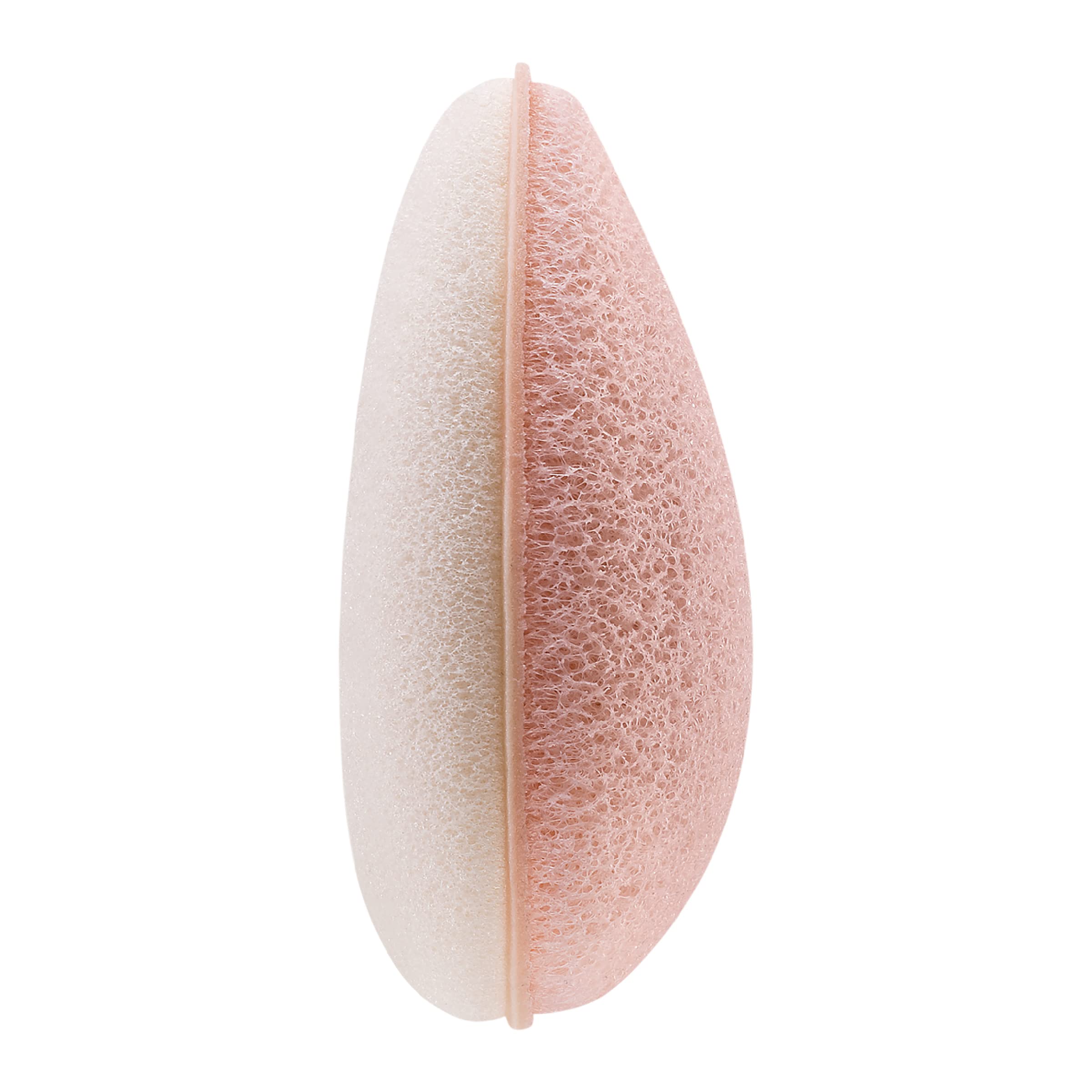 Real Techniques Miracle Cleansing Sponge - Dual Sided Facial Cleanser with Probiotics for Exfoliating & Deep Pore Cleansing | Gentle Skincare Tool, Cruelty-Free (1 Count) | Perfect for Daily Face Wash & Makeup Removal