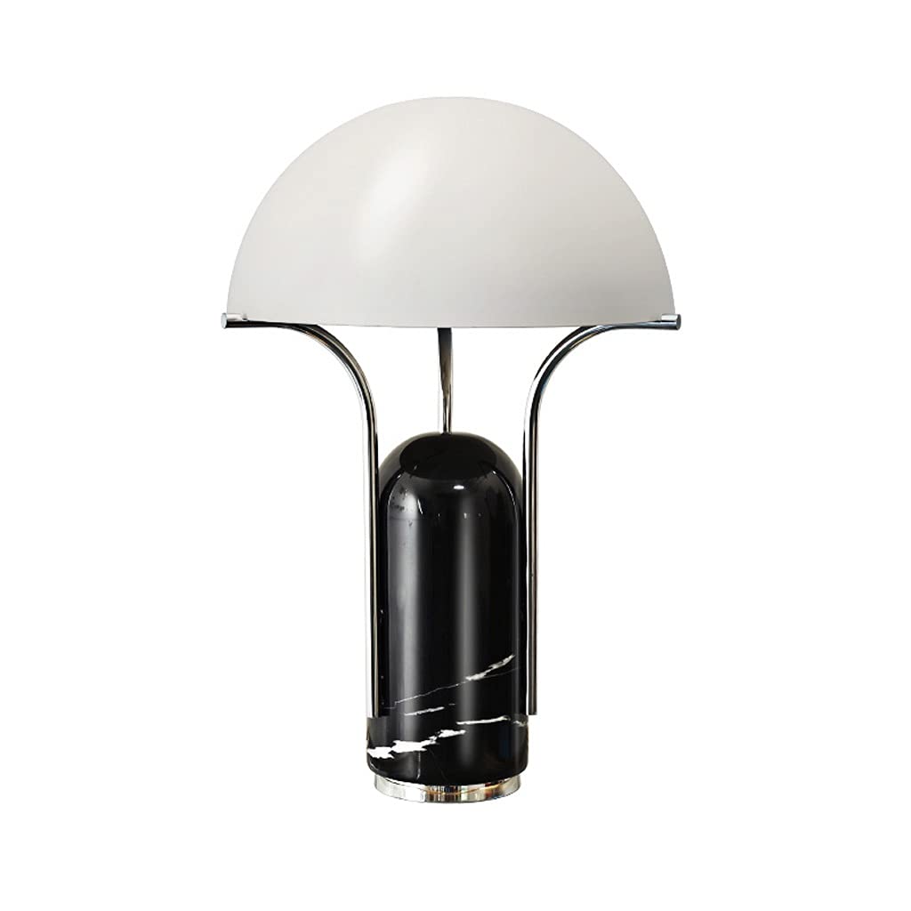 Modern Marble Table Lamp with LED - Eye Protection Desk Lamp for Bedroom, Office & Study | Dimmable Touch Control, Warm White Light, Elegant Home Decor for Living Room & Bedside