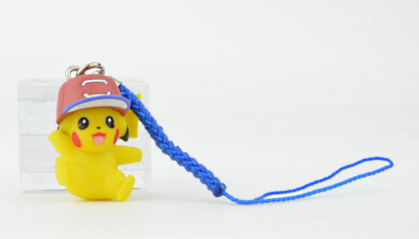 Pokemon I Choose You Movie Pikachu Takara Tomy Keychain Strap - Cute Anime Collectible for Backpacks, Bags & Keyrings