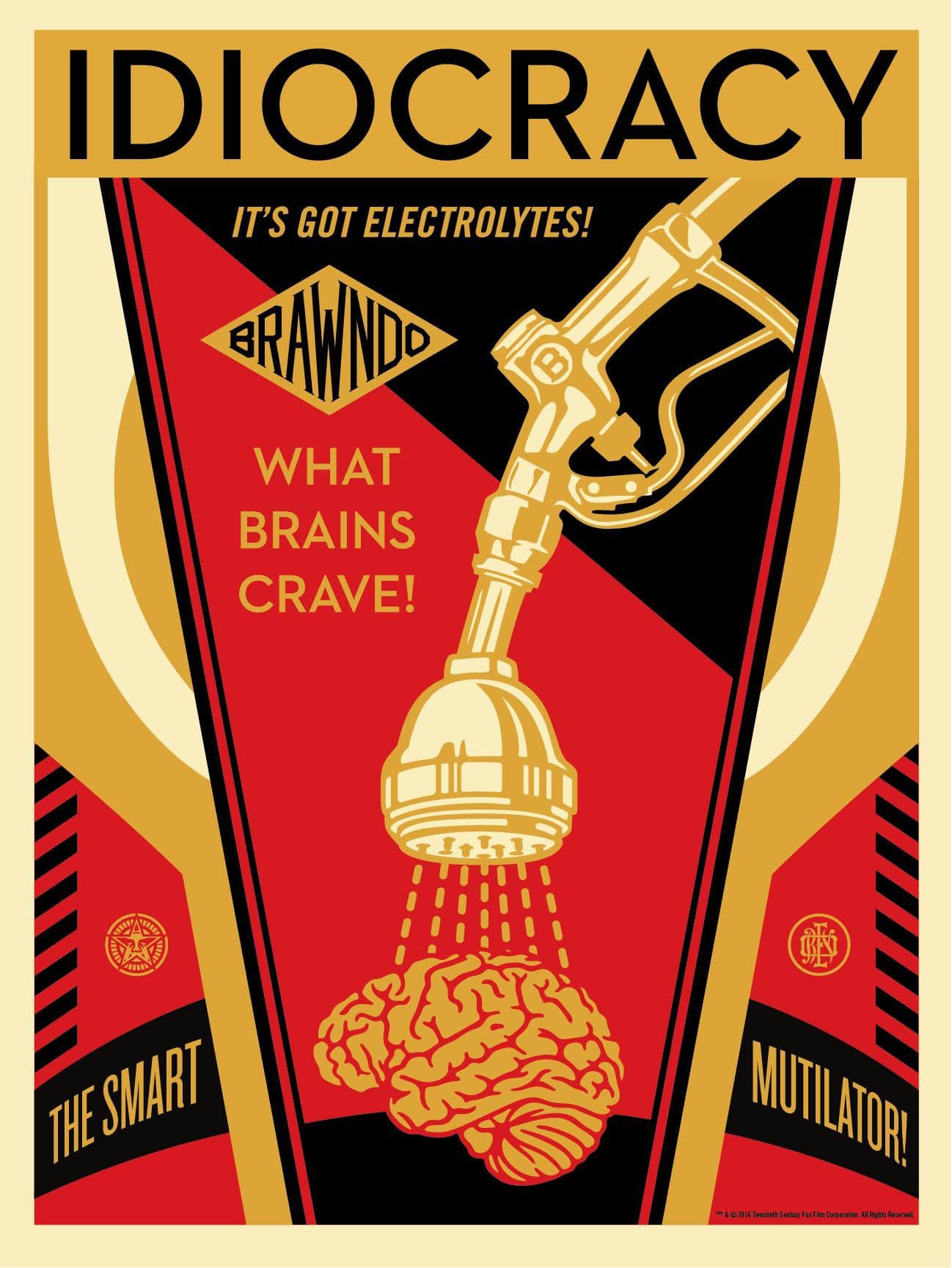 Shepard Fairey Idiocracy Art Print - Obey Giant Iconic Street Art Poster for Home & Office Decor - Perfect for Urban Art Lovers & Movie Fans