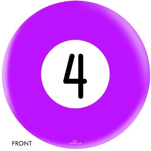 OnTheBallBowling Billiards Bowling Ball - Purple 4-Pack for Professional & Casual Bowling | Perfect for League Play, Practice & Home Bowling Alley